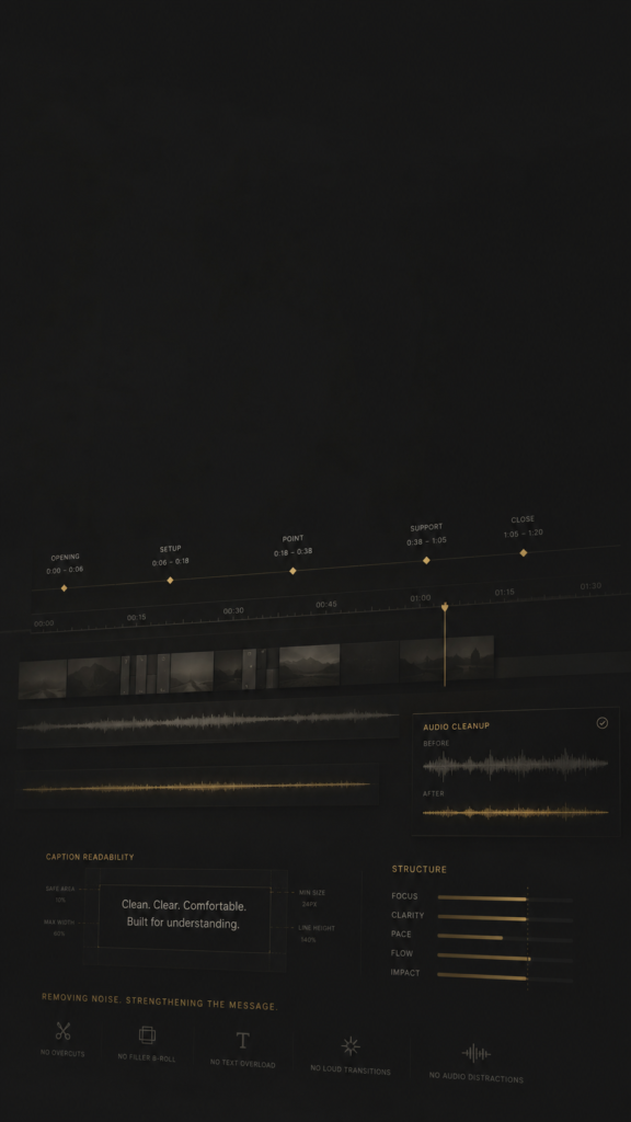 This is not a loud edit for a quiet problem